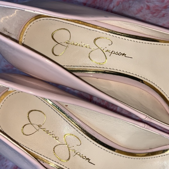 ‼️SOLD‼️ Jessica Simpson Light Baby Pink Cassani Pumps High Heels Size 6 1/2 - Picture 5 of 14